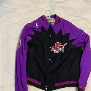 Authentic throwback Toronto Raptor warm up jacket